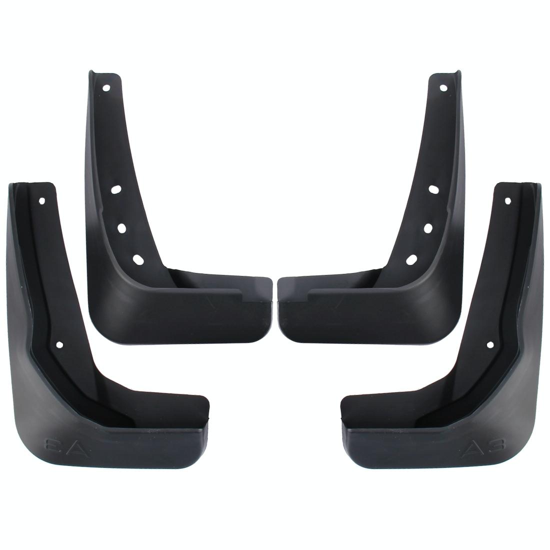 V562-7018SMC-202502260910-00 4 Pcs Car Auto Semi-Rigid Pvc Splash Flaps Fender Guard For Audi A3 Sedan 2014 - Image 1