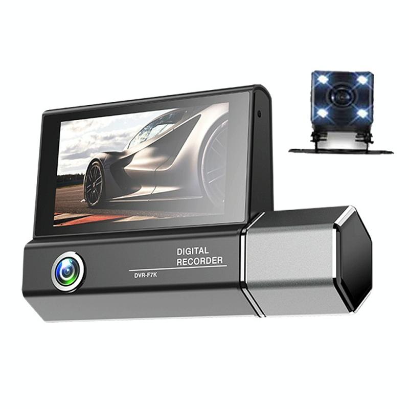 V562-77673060DBT-202503031315-00 1080p Hd Multi-language Driving Recorder with 3 Lenses - Image 1