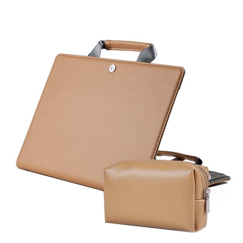 V562-9076072060DBT-202502211950-00 15.4 Inch Laptop Bag & Power Bag - Protective Tote for Macbook Pro in Khaki - Image 1