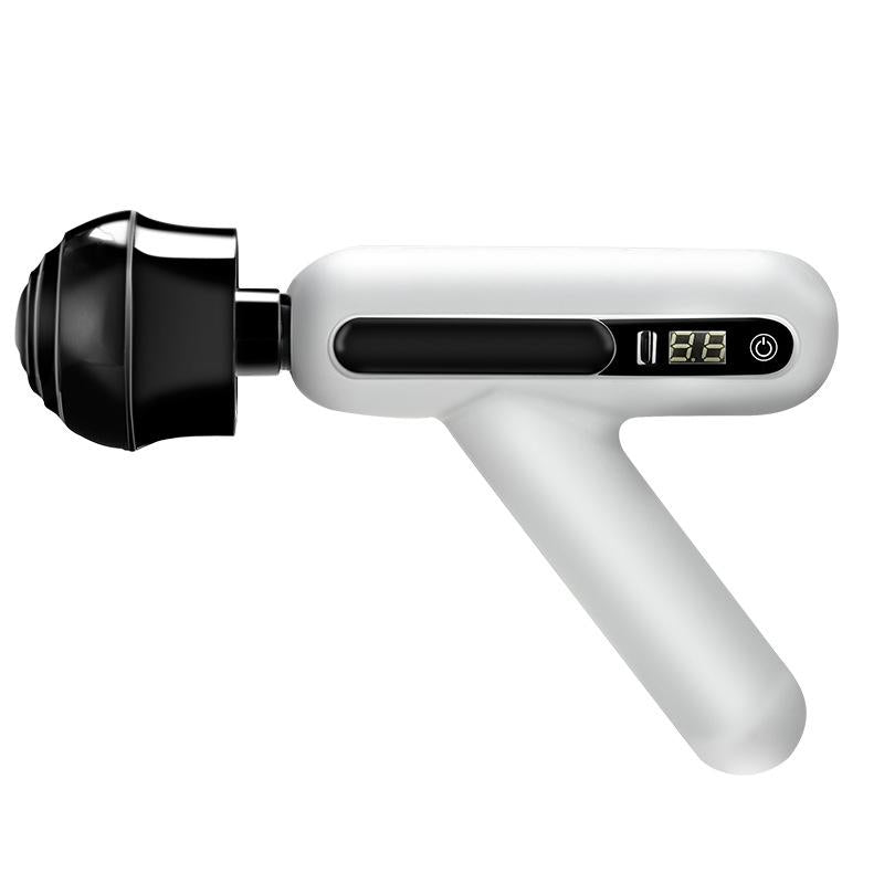 V562-93002750DBT-202502212320-00 12-Speed Rechargeable Mini Massage Gun With Lcd Touch Screen - Image 1