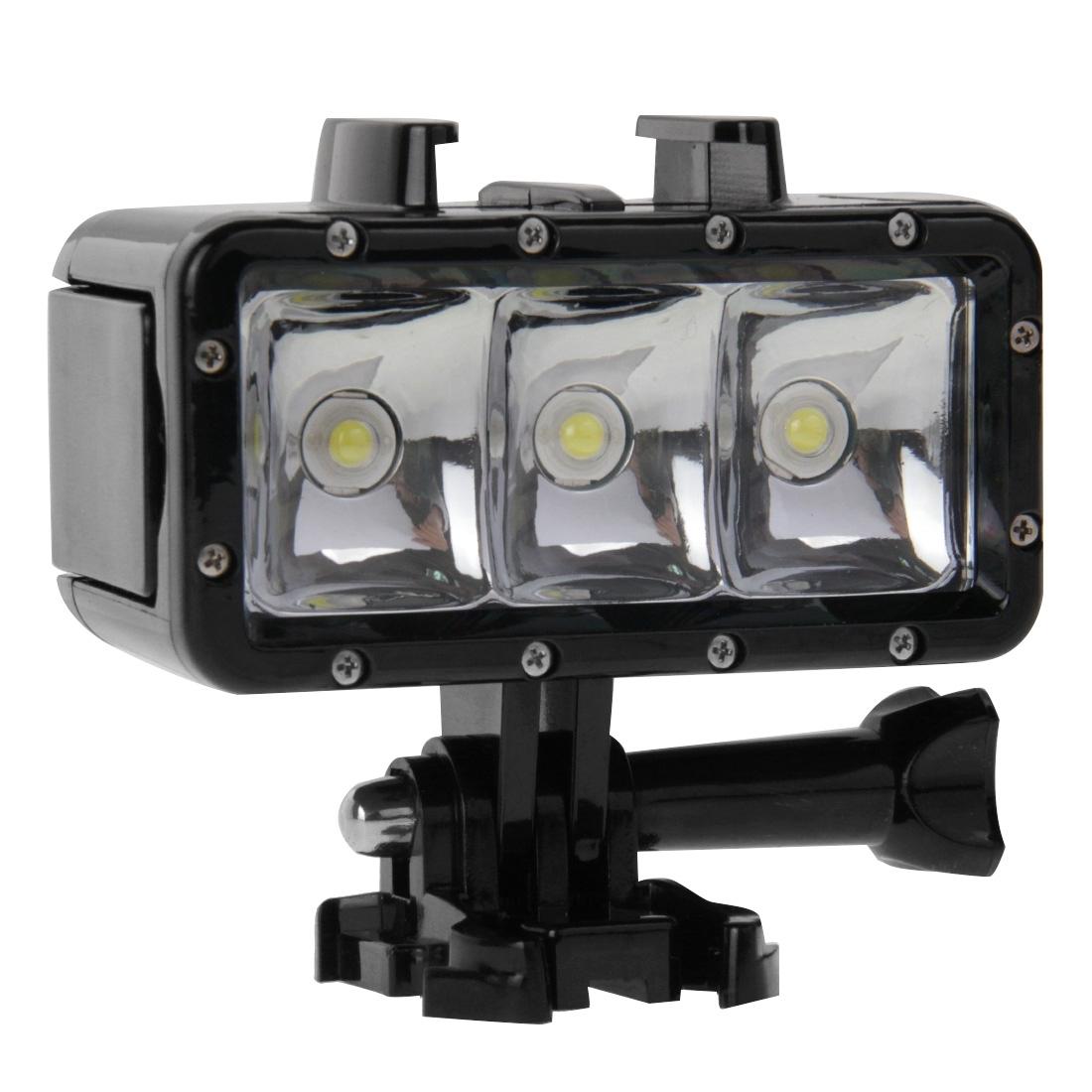 V562-9432-PLD-S-202502212145-00 Waterproof Video Light for Action Cameras - 3 Modes - Image 1