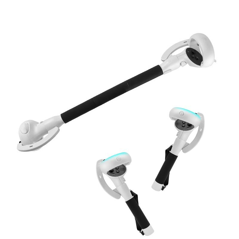 V562-99162060DBT-202502212235-00 Vr Controllers for Beat Saber on Meta Quest 2 - Long Stick - Image 1