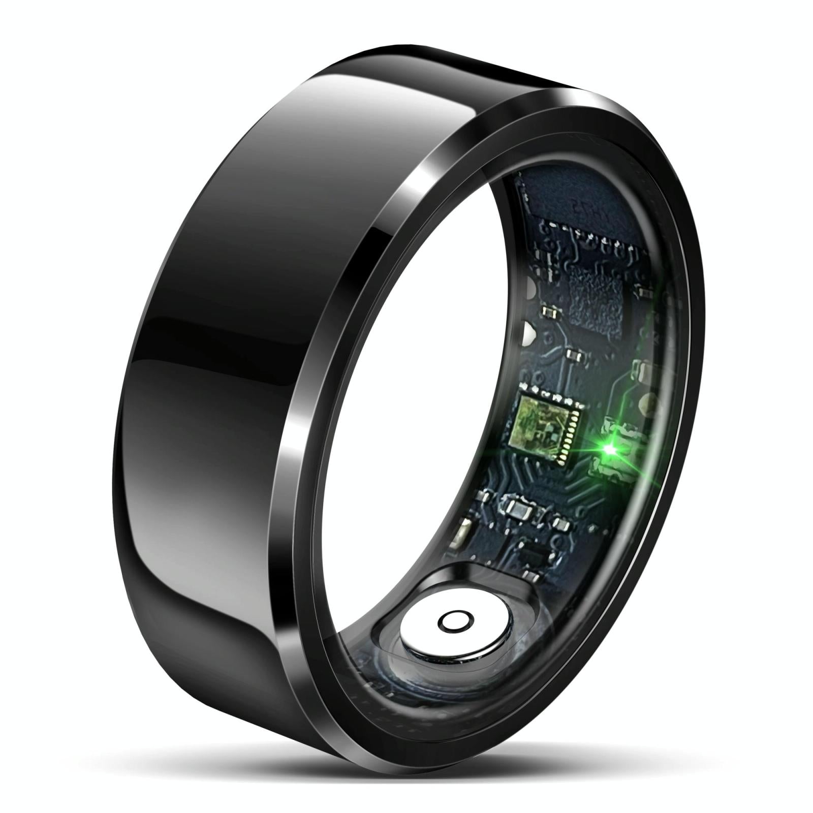 V562-A100465200AYS-202504281832-00 Smart Ring With Heart Rate Blood Oxygen And Sleep Monitoring - Size 11 - Black - Image 1
