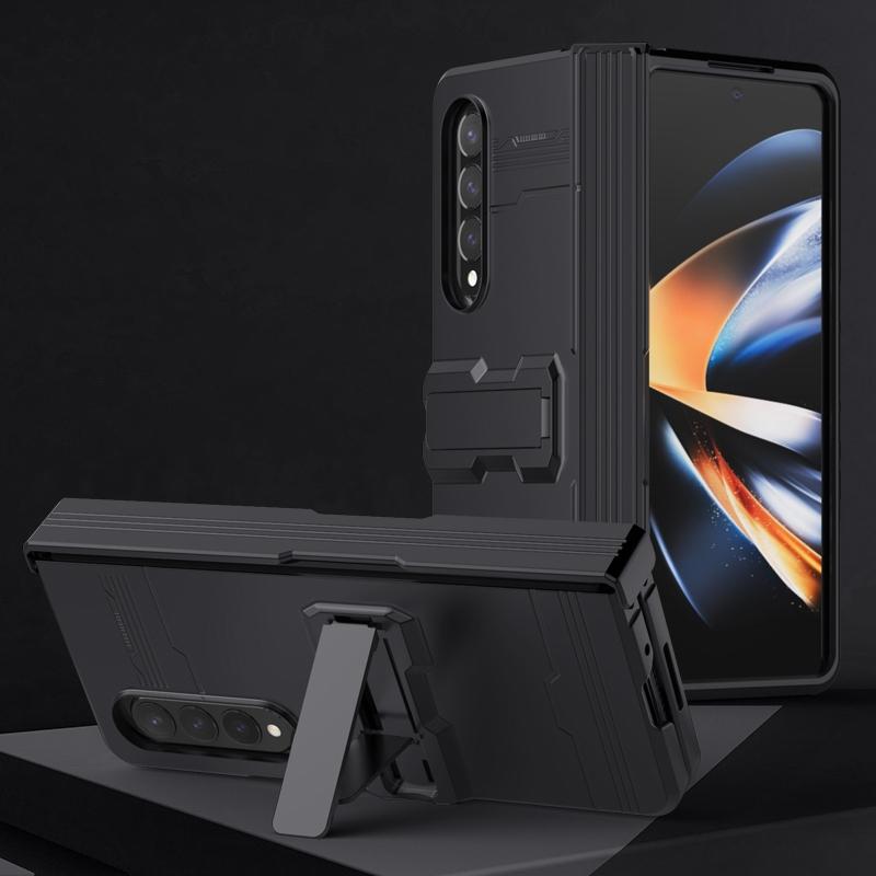 V562-A100984300ADE-202503211326-00 For Samsung Galaxy Z Fold4 5G Anti-Fall King Kong Phone Case - Black - Image 1