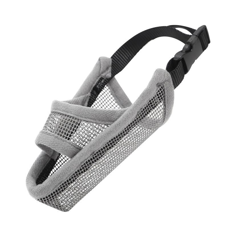 V562-A1016852650DBT-202503261931-00 Dog Mouth Cover Anti-Bite Mesh Dog Mouth Cover Medium And Large Dogs Anti-Drop Mask Xxs - Gray - Image 1