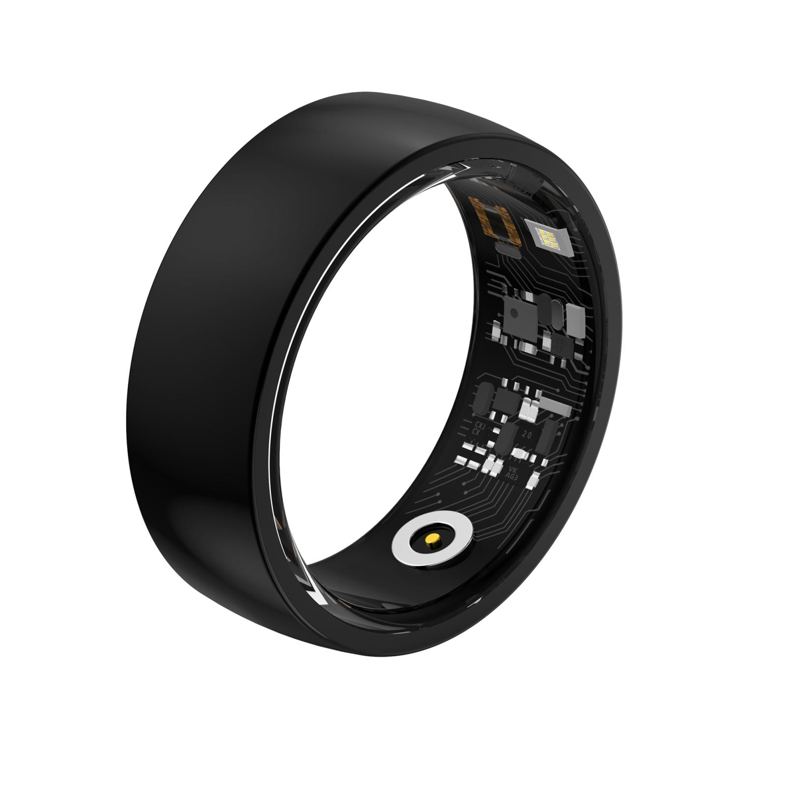V562-A101706200AYS-202504281841-00 Smart Ring For Health Monitoring And Family Care - Size 18 - Black - Image 1