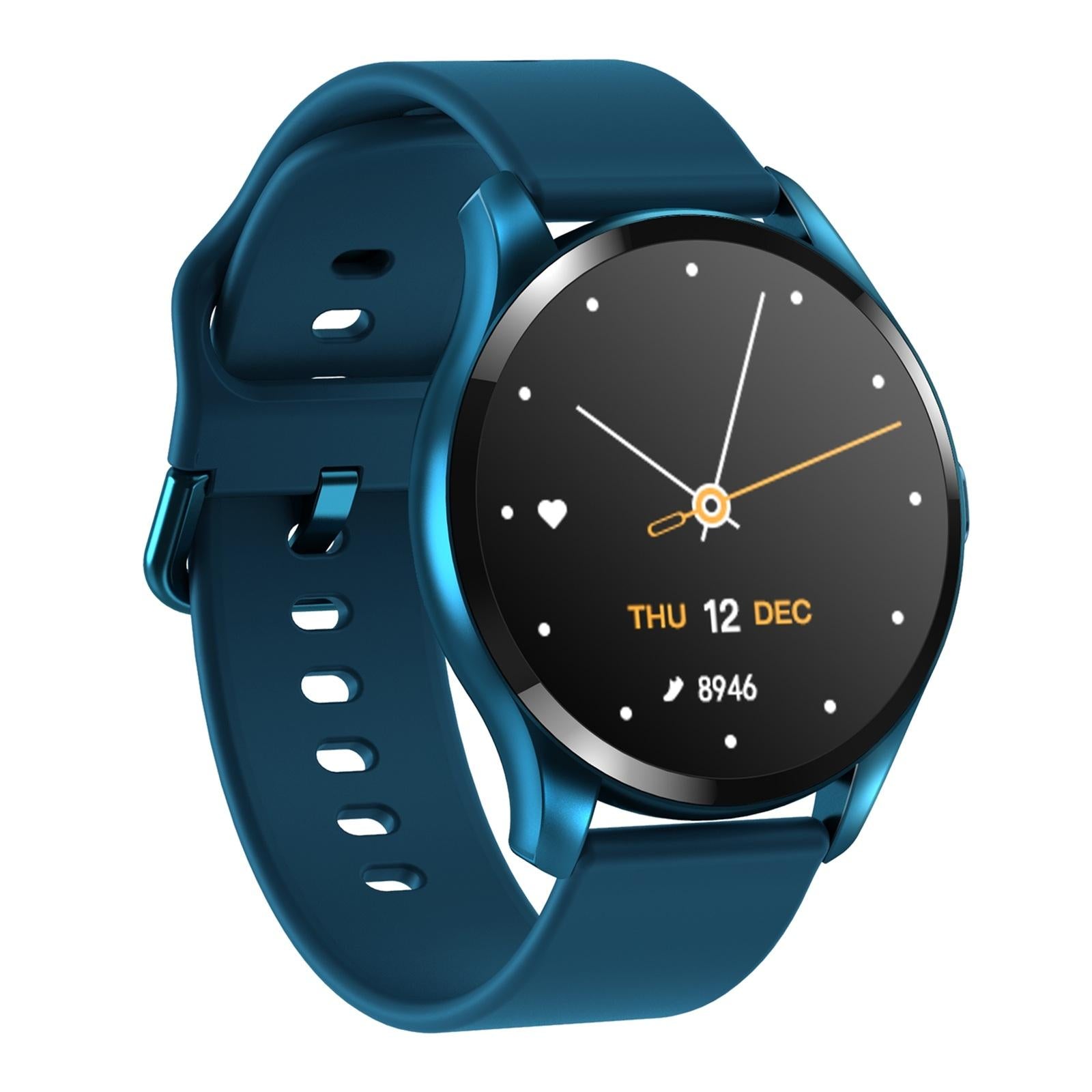 V562-A101762100ADE-202504251841-00 1.28 Inch Tft Colour Screen Ip67 Waterproof Smart Watch Support Body Temperature Monitoring / Sleep Monitoring / Heart Rate Monitoring - Blue - Image 1