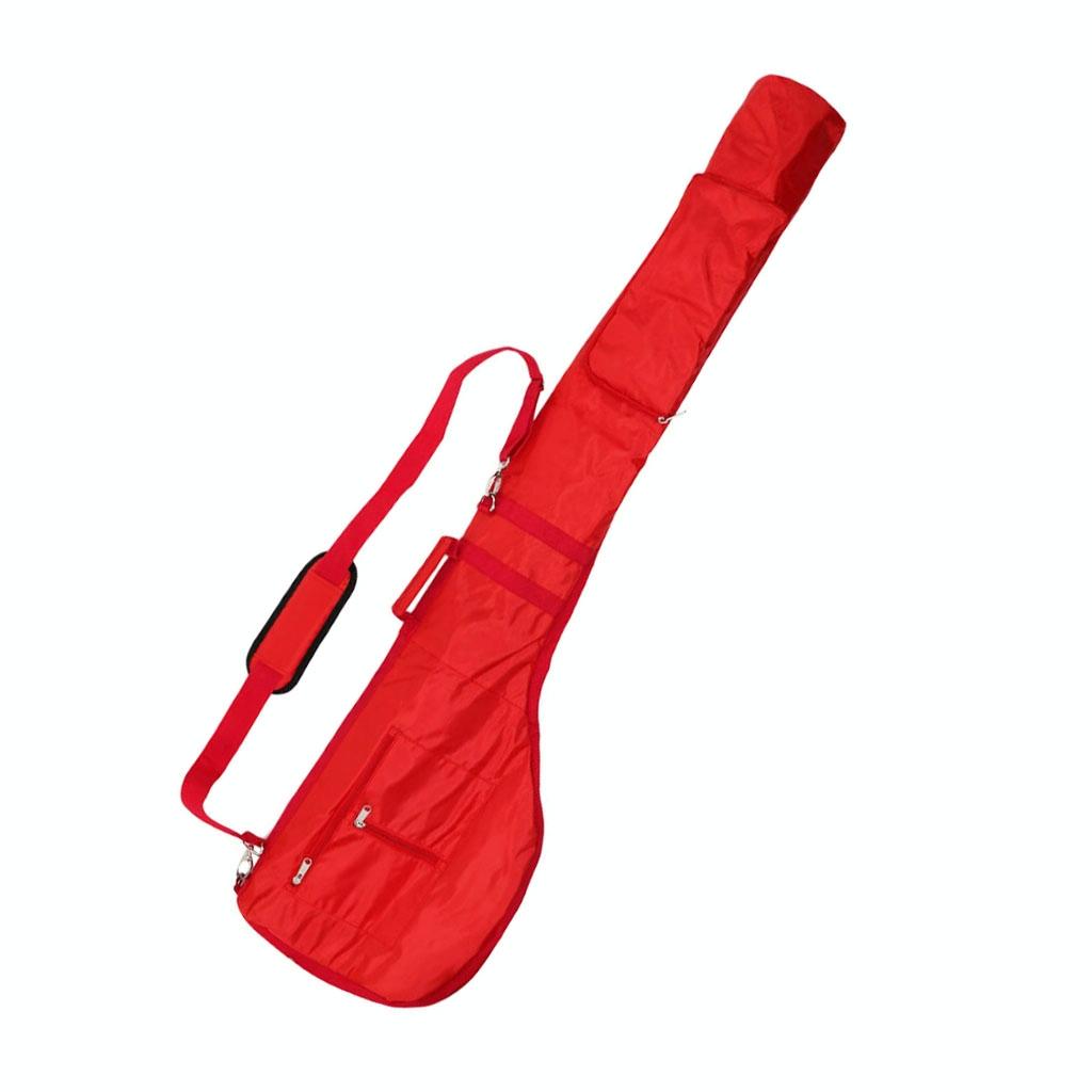 V562-A1020992060DBT-202503041735-00 Portable Nylon Golf Bag - Lightweight and Durable - Red - Image 1