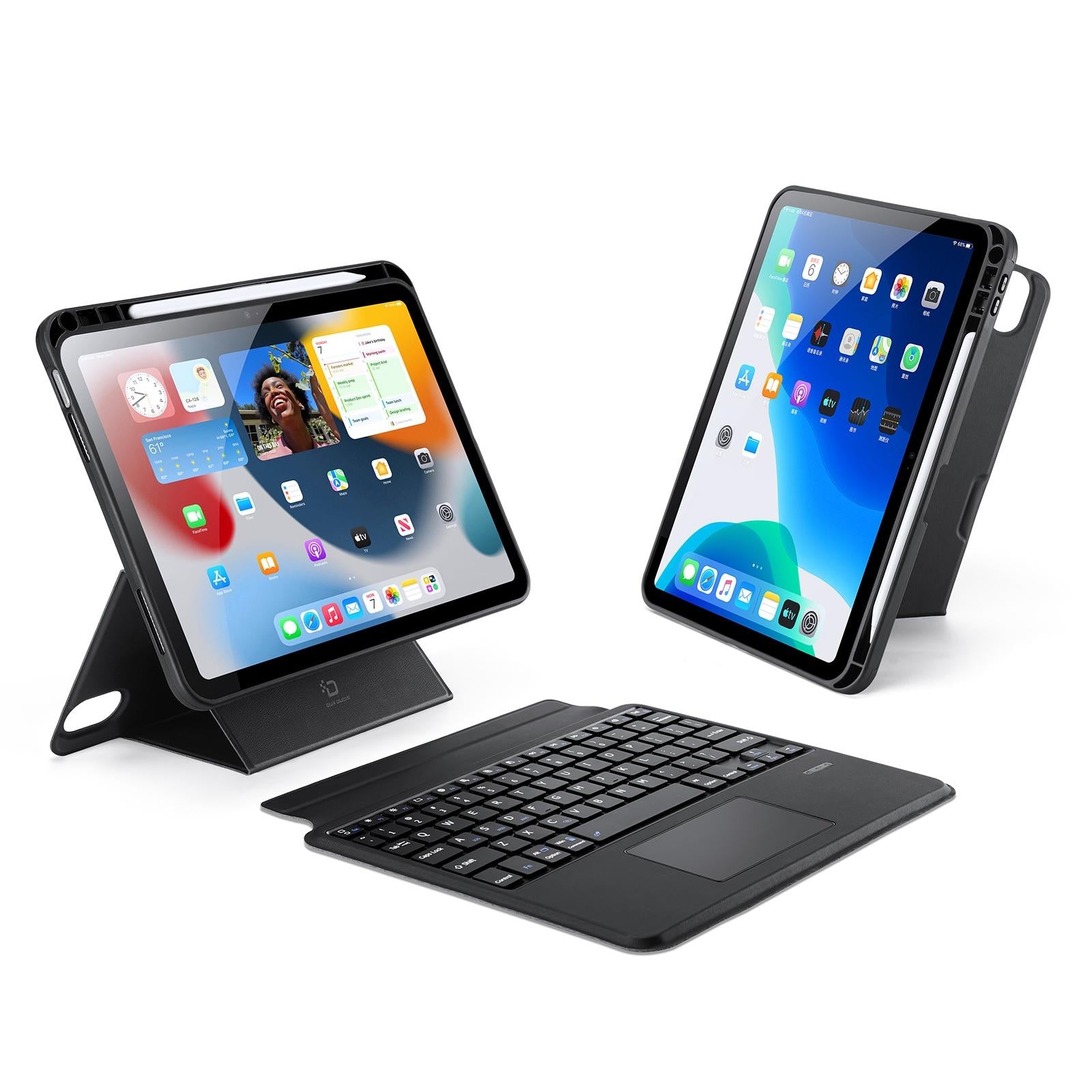 V562-A102493500ADE-202504291821-00 Black Magnetic Bluetooth Keyboard Tablet Case - For Ipad 10Th Gen 10.9 2022 - Image 1