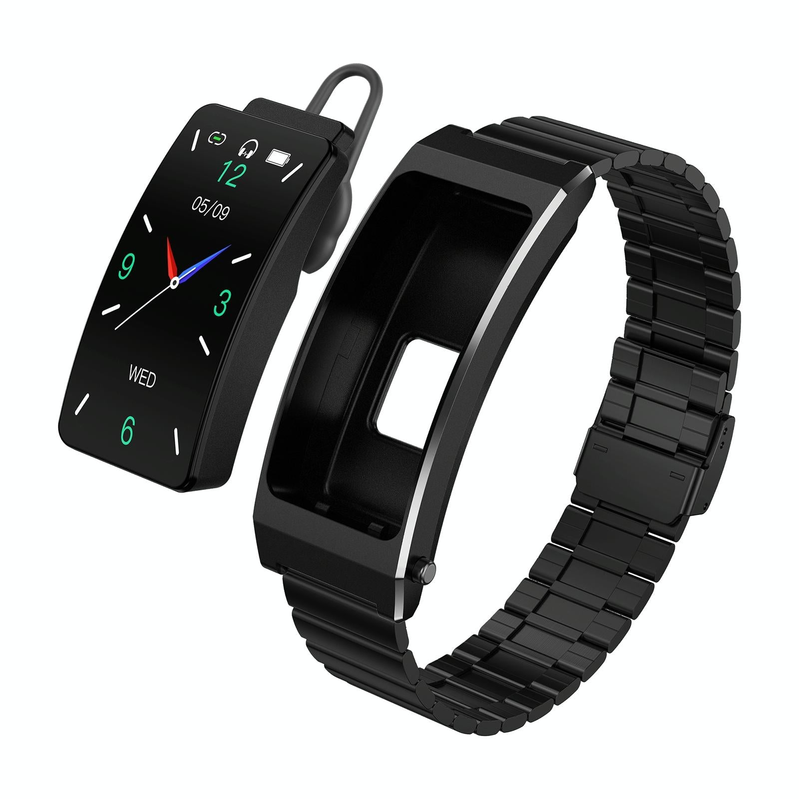 V562-A103721500ADE-202504252136-00 Sleep Oxygen Monitoring Smart Bracelet - Black - Image 1