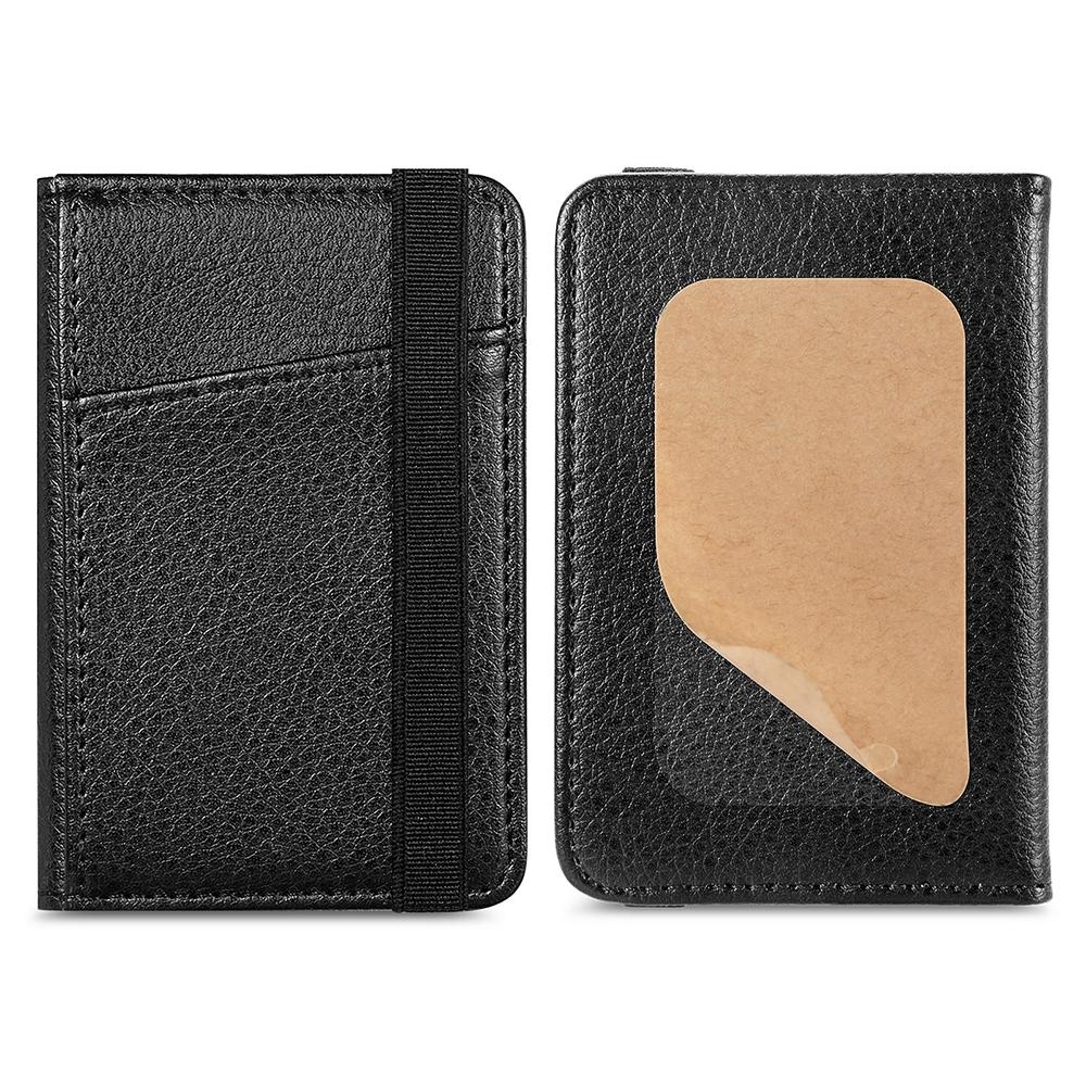 V562-A1037563060DBT-202503280216-00 Pu Leather Phone Card Holder With Bracket Multifunctional - Black - Image 1