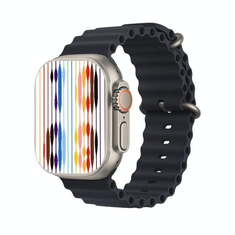 V562-A104219500ADE-202504252016-00 1.5 Inch Silicone Band Smart Watch Bluetooth Call / Heart Rate / Blood Pressure / Blood Oxygen - Black - Image 1