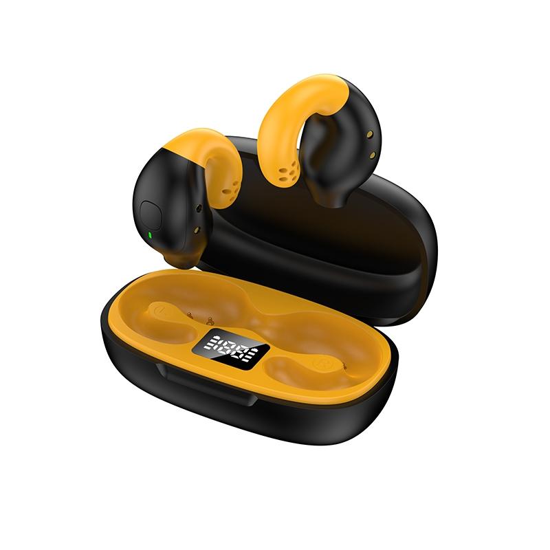 V562-A1042793060DBT-202505231825-00 Wireless Ear Clip Bluetooth Headset with Led Display - Noise Reduction - Image 1