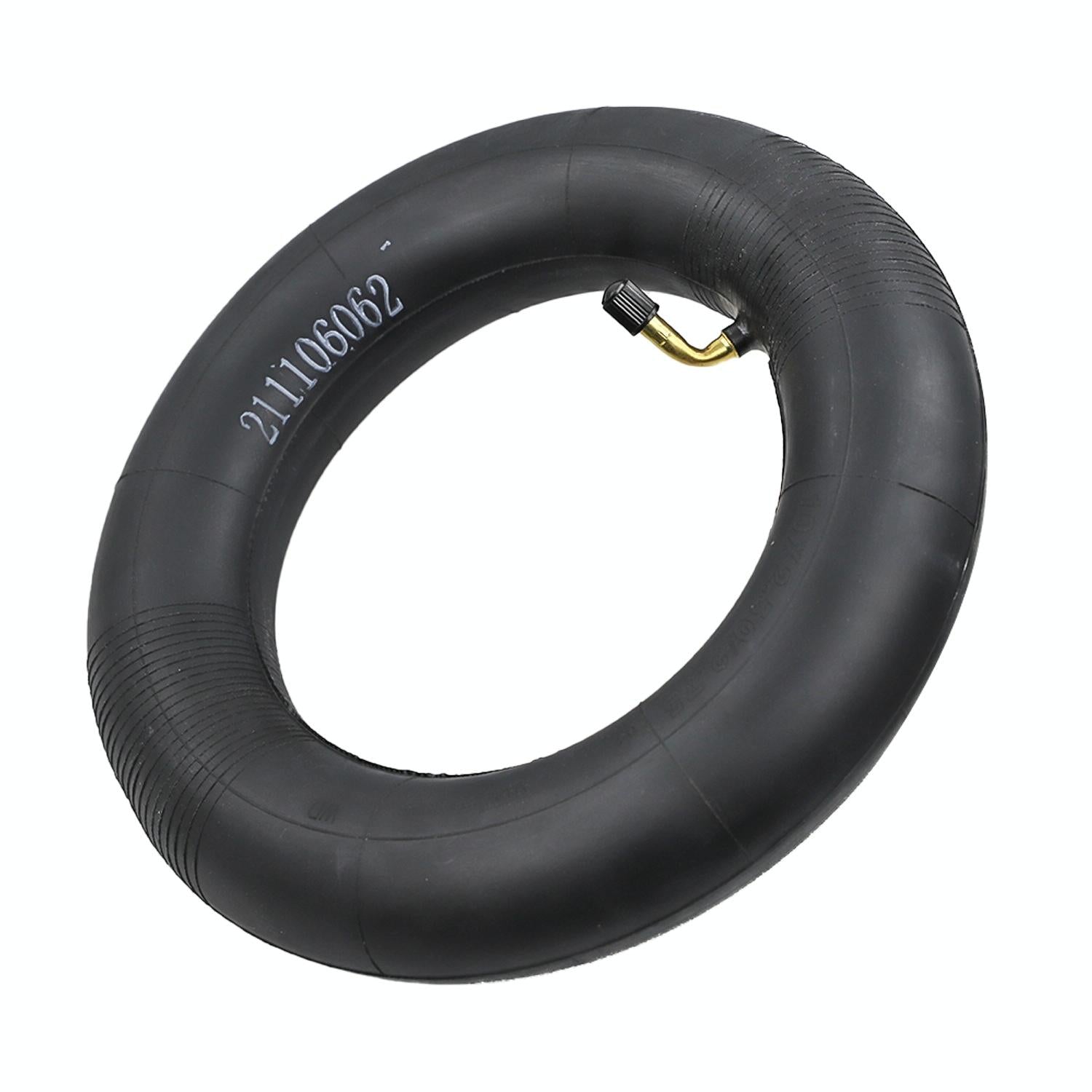 V562-A1045973060DBT-202502212200-00 Electric Scooter Inner Tube - 10x2.5 / 2.75 45 Degree Valve Thickened Yellow Stripes - Image 1