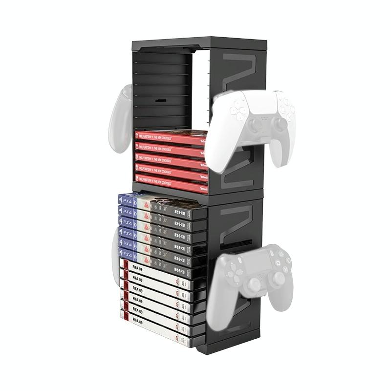 V562-A1046822750DBT-202504181946-00 Universal Gamepad Storage Bracket for Ps4 / Ps5 / Xbox / Switch - Black - Image 1