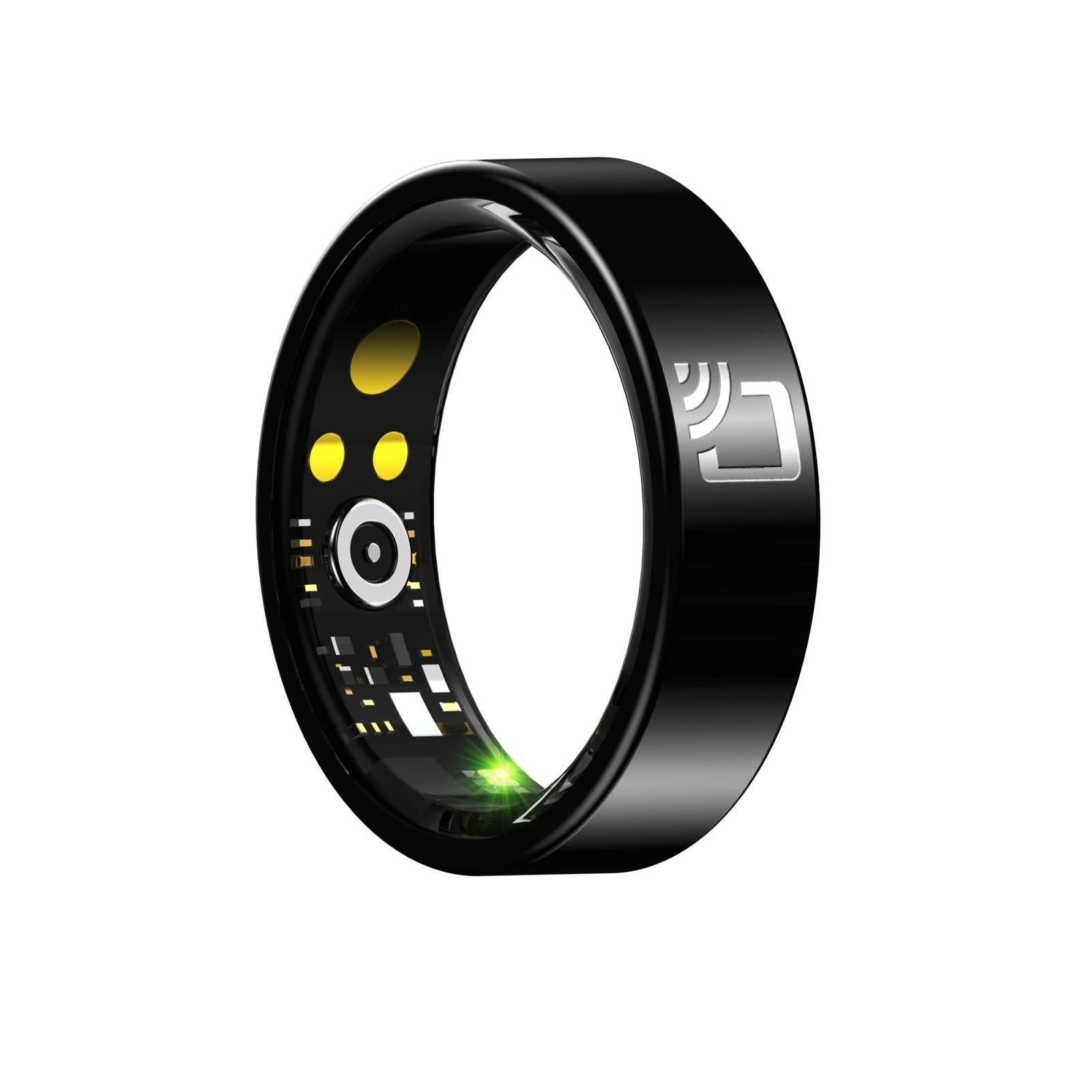 V562-A105057200AYS-202504281915-00 Smart Ring With Heart Rate Blood Oxygen Sleep Monitoring And Multiple Sports Modes - Black Size 10 - Image 1