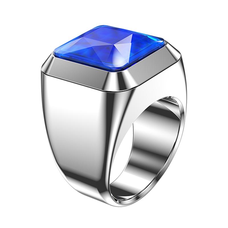 V562-A105166200AYS-202504281917-00 Smart Ring With Heart Rate Blood Oxygen Sleep And Remote Photography Support - Blue - Image 1