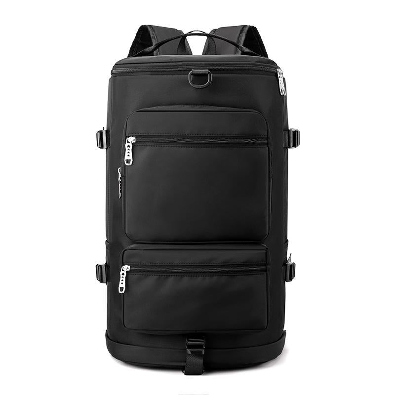 V562-A1060804060DBT-202503041311-00 Waterproof Gym Bag - Shoe Compartment Included - Black - Image 1