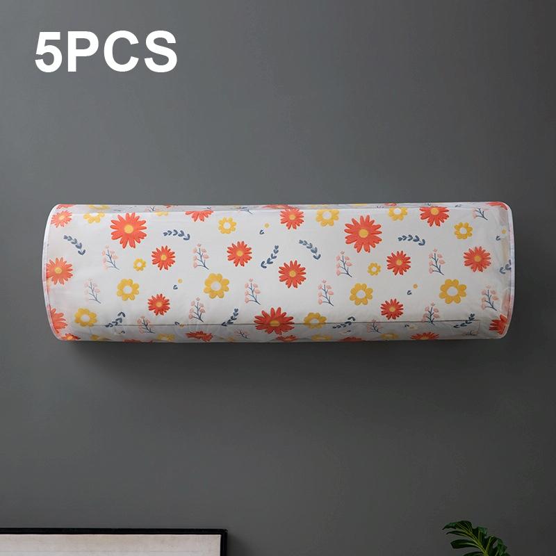 V562-A1064372060DBT-202503031715-00 5-pack Hanging Ac Dust Cover - 95x20x31cm - Thickened - Red Flower - Image 1