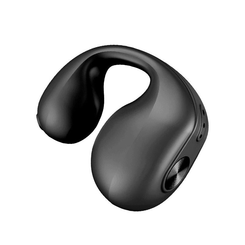 V562-A1067383060DBT-202505261813-00 Mini Bone Conduction Bluetooth Earphone for Running and Sports - Black - Image 1