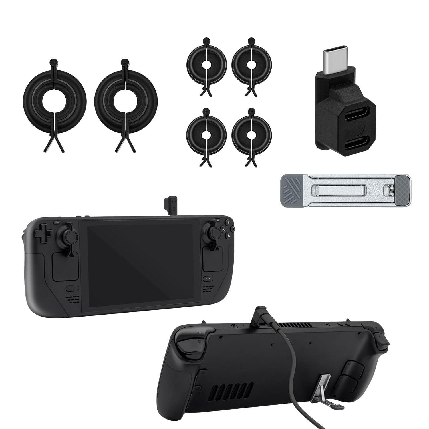 V562-A1070304060DBT-202503031323-00 8-piece Raptor Protection Kit for Nintendo Switch and Steam Deck - Universal Fit - Image 1