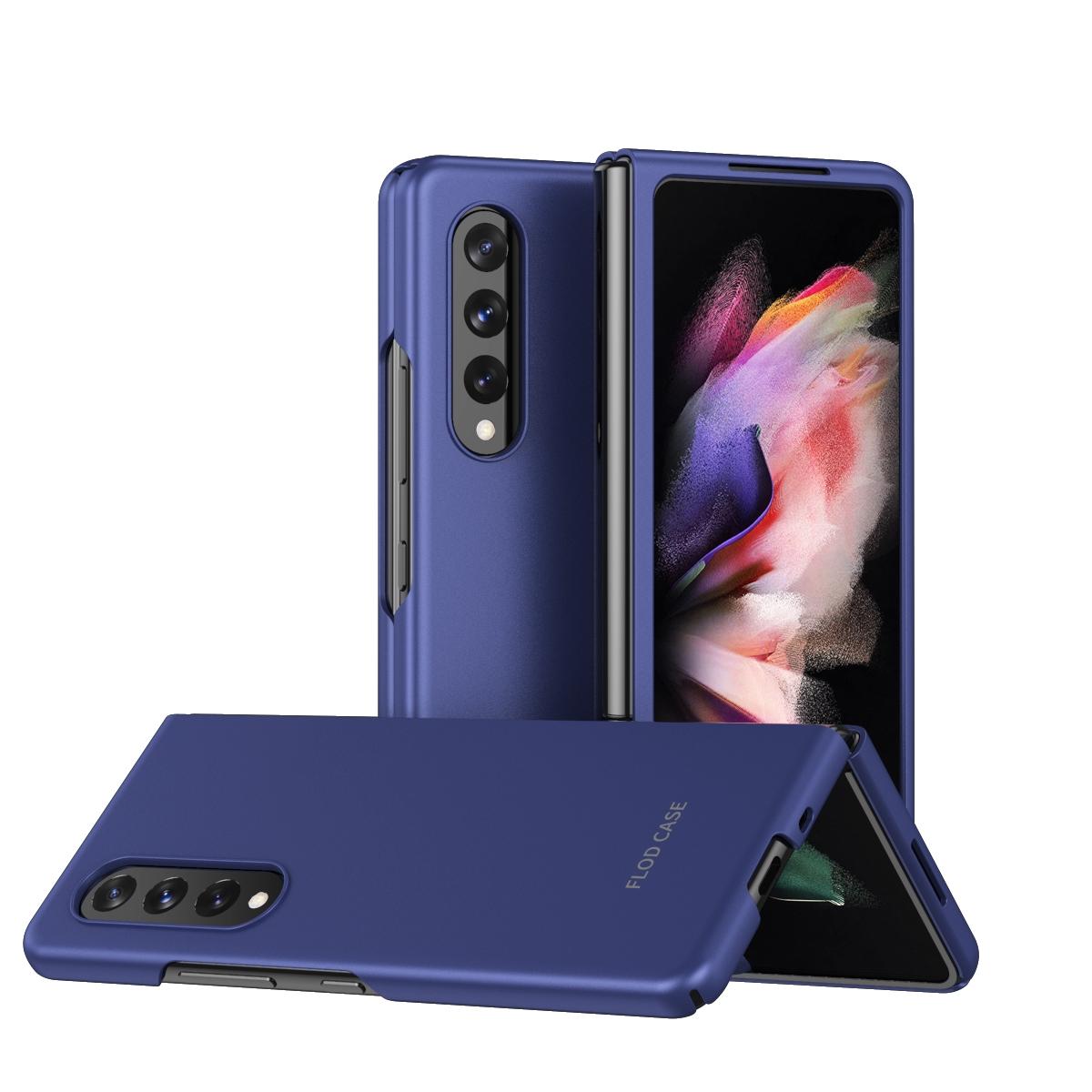V562-A107182300ADE-202503211311-00 For Samsung Galaxy Z Fold4 5G Foldable Shockproof Phone Case - Blue - Image 1