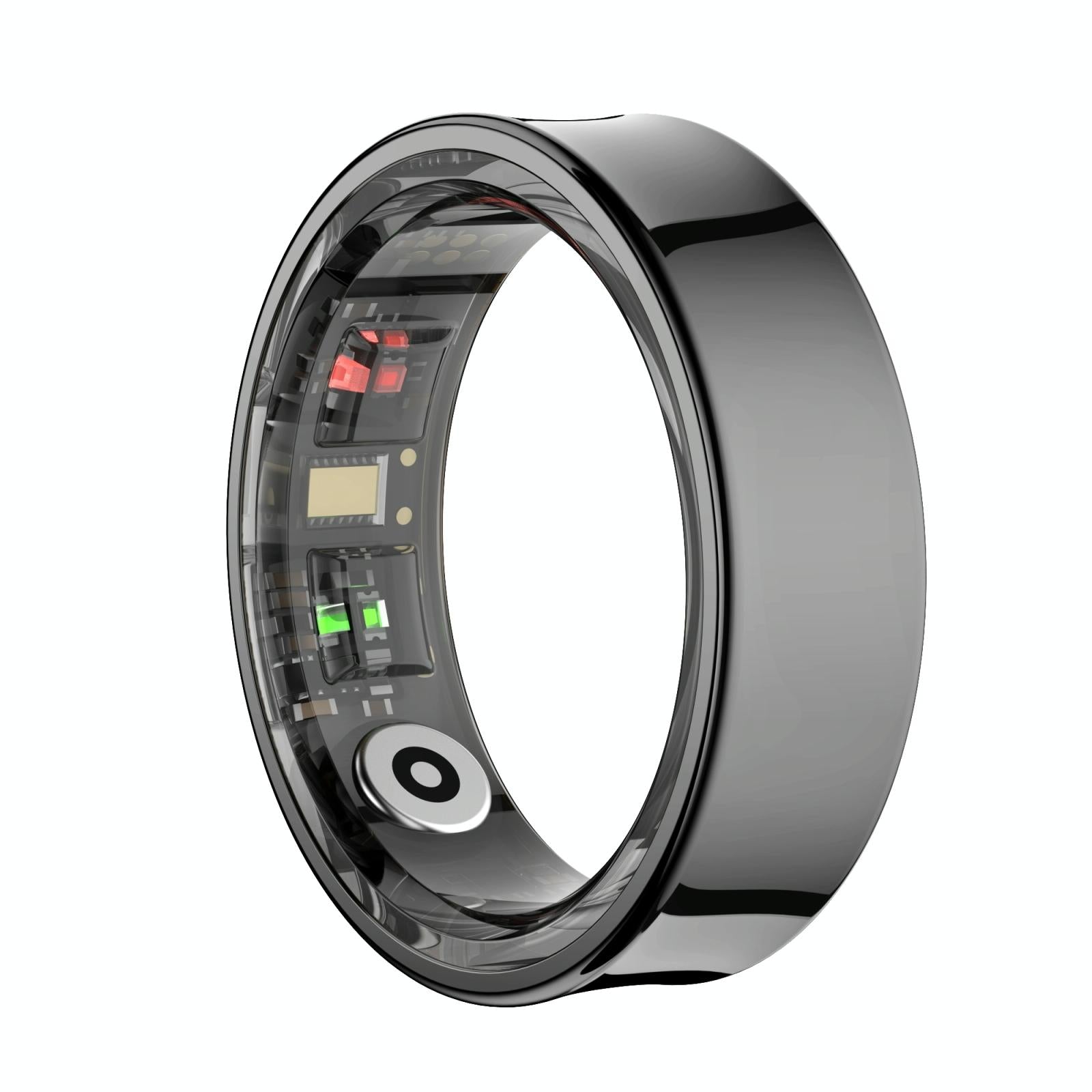 V562-A107247200AYS-202504281825-00 Smart Ring With Heart Rate Blood Oxygen Sleep Monitoring & Sports Modes - Size 10 - Black - Image 1