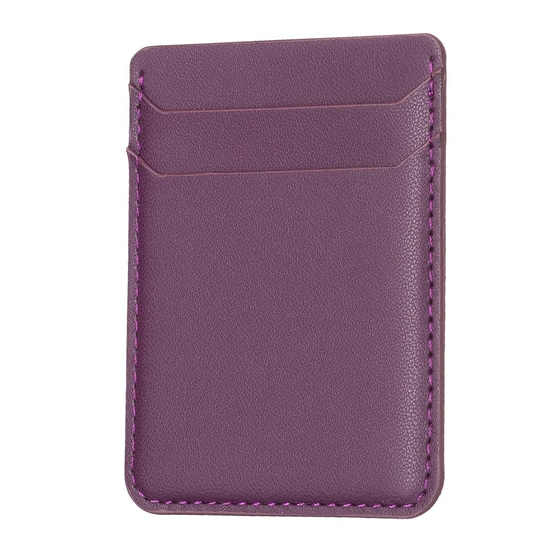 V562-A107439400ADE-202503281848-00 R20 Texture Card Bag Back Sticker For Mobile Phones - Dark Purple - Image 1