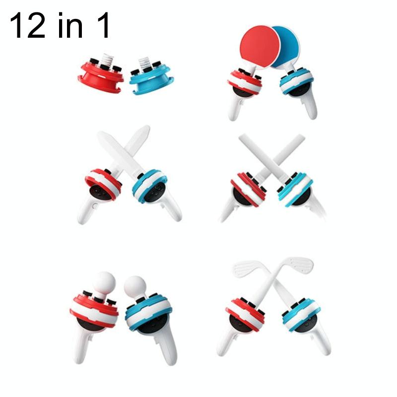 V562-A1075283060DBT-202505201341-00 Complete 12-piece Controller Grip Set for Meta Quest - Image 1