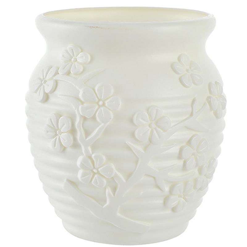 V562-A1075693060DBT-202503041621-00 Hydroponic Vase for Home Flower Arrangements - Wet and Dry - Milk White - Image 1