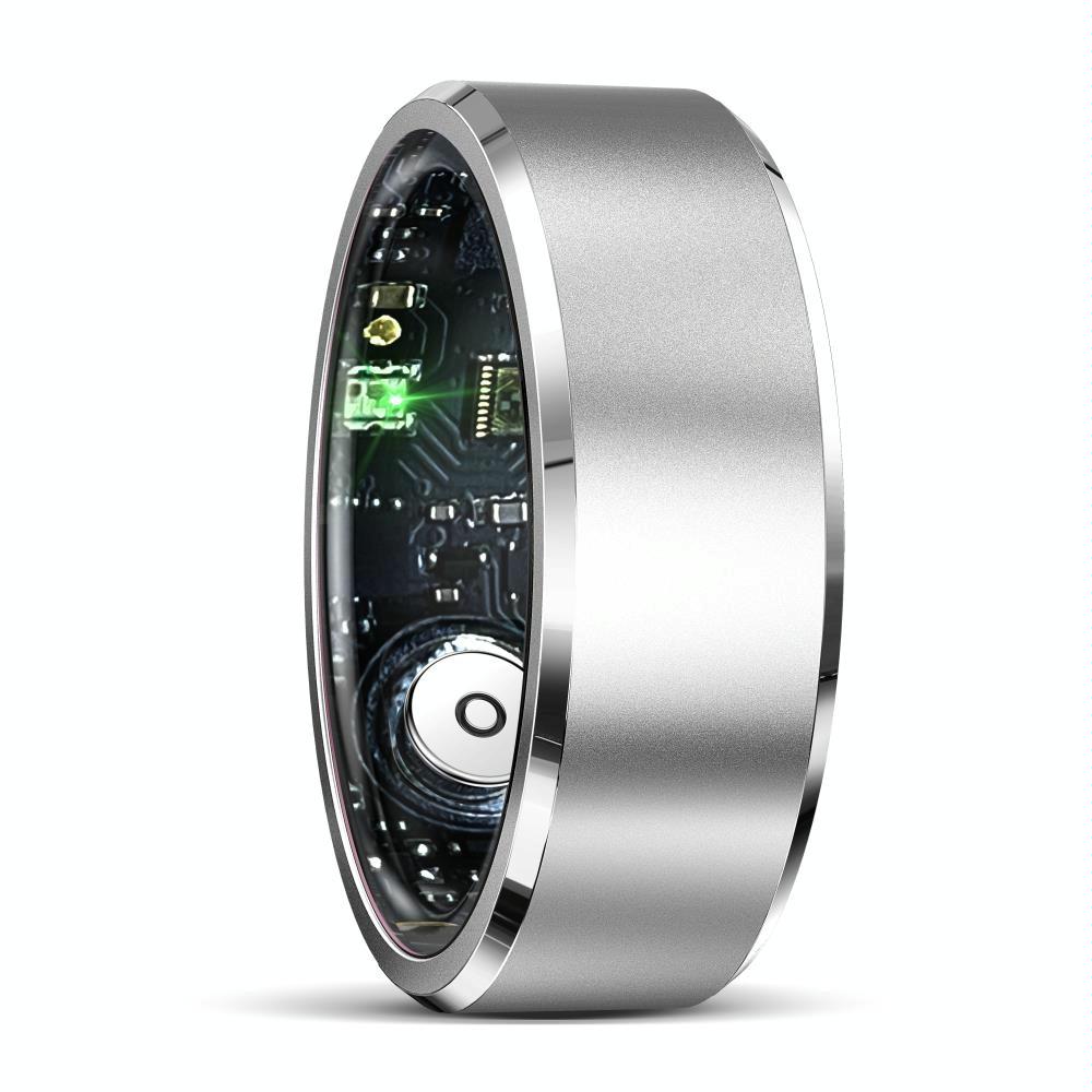 V562-A107896200AYS-202504281831-00 Smart Ring For Health Monitoring & Multiple Sports Modes - Size 10 - Silver - Image 1