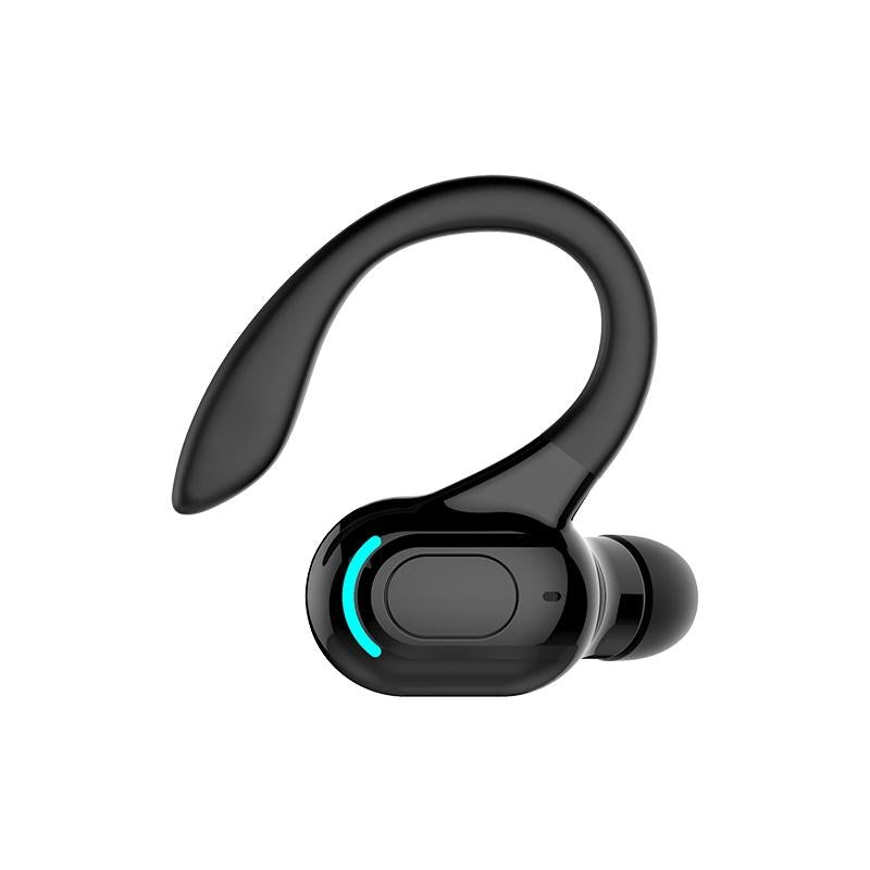 V562-A1082581060DBT-202505261811-00 Wireless Sports Earphones - F8 Bluetooth 5.1 Ear-mounted Stereo - Black - Image 1