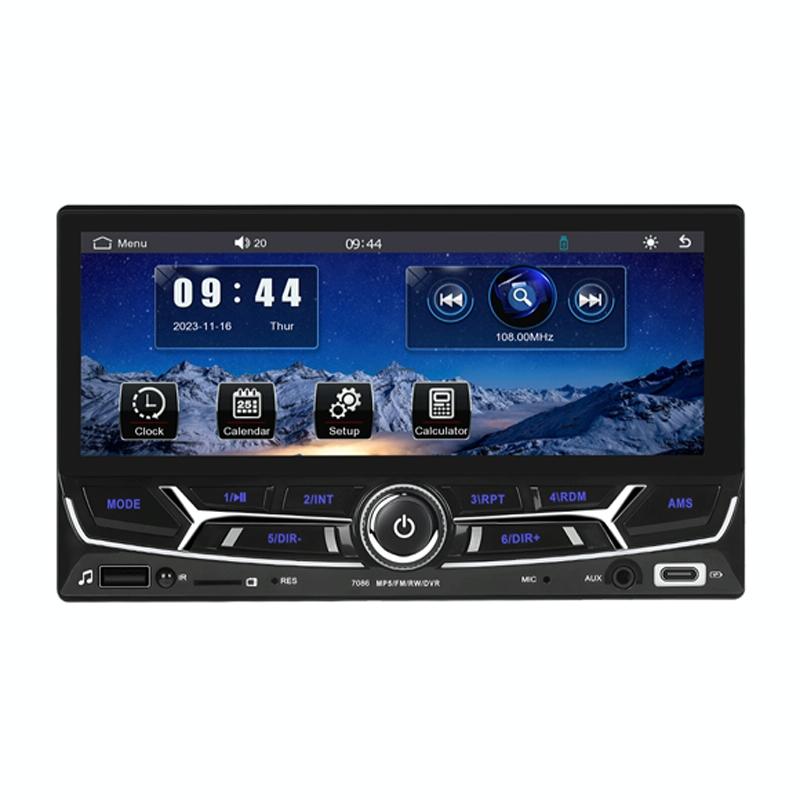 V562-A1087694060DBT-202505221323-00 6.86 Inch Dual Butt Mp5 Player W / Backup Camera Bluetooth Carplay - Image 1