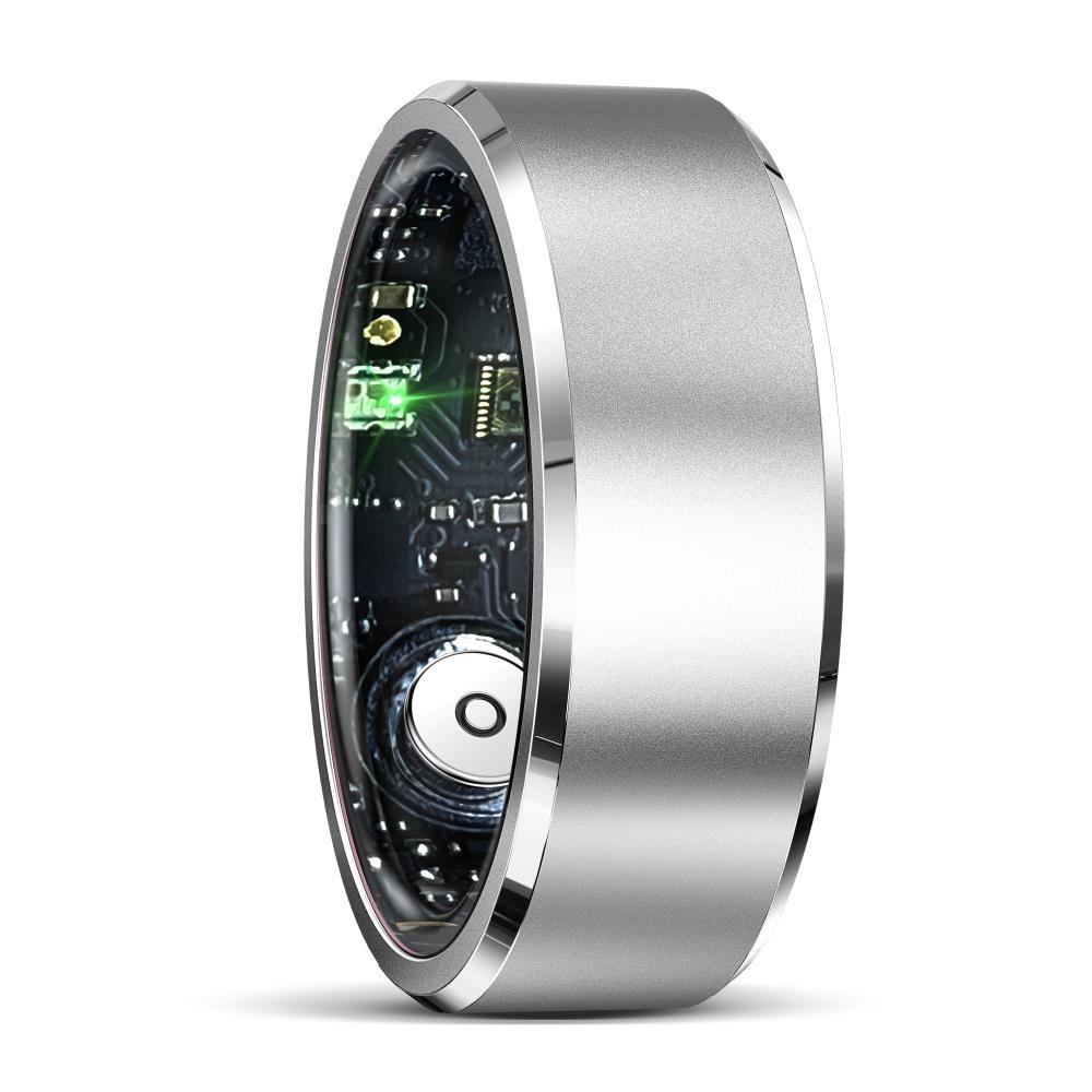 V562-A108896200AYS-202502241740-00 Smart Ring For Health Monitoring & Multiple Sports Modes - Size 11 - Silver - Image 1