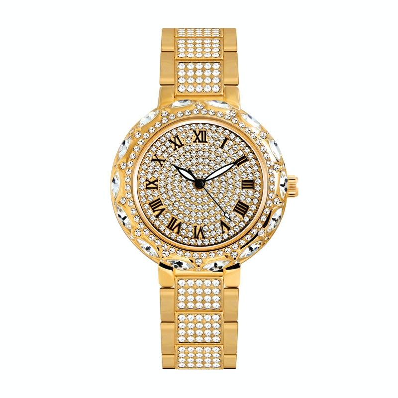 V562-A1096252060DBT-202504181121-00 Diamond Chain Watch for Women - Elegant and Timeless - Gold - Image 1