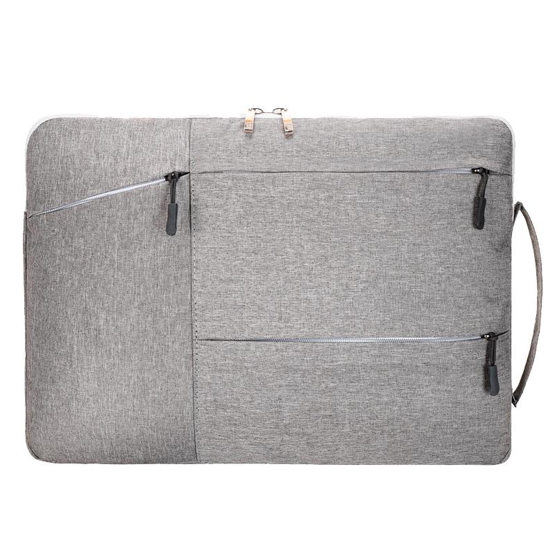 V562-A201383300ADE-202502282010-00 Portable Laptop Handbag - Fits 15.4-16 Inch - Casual Design - Grey - Image 1