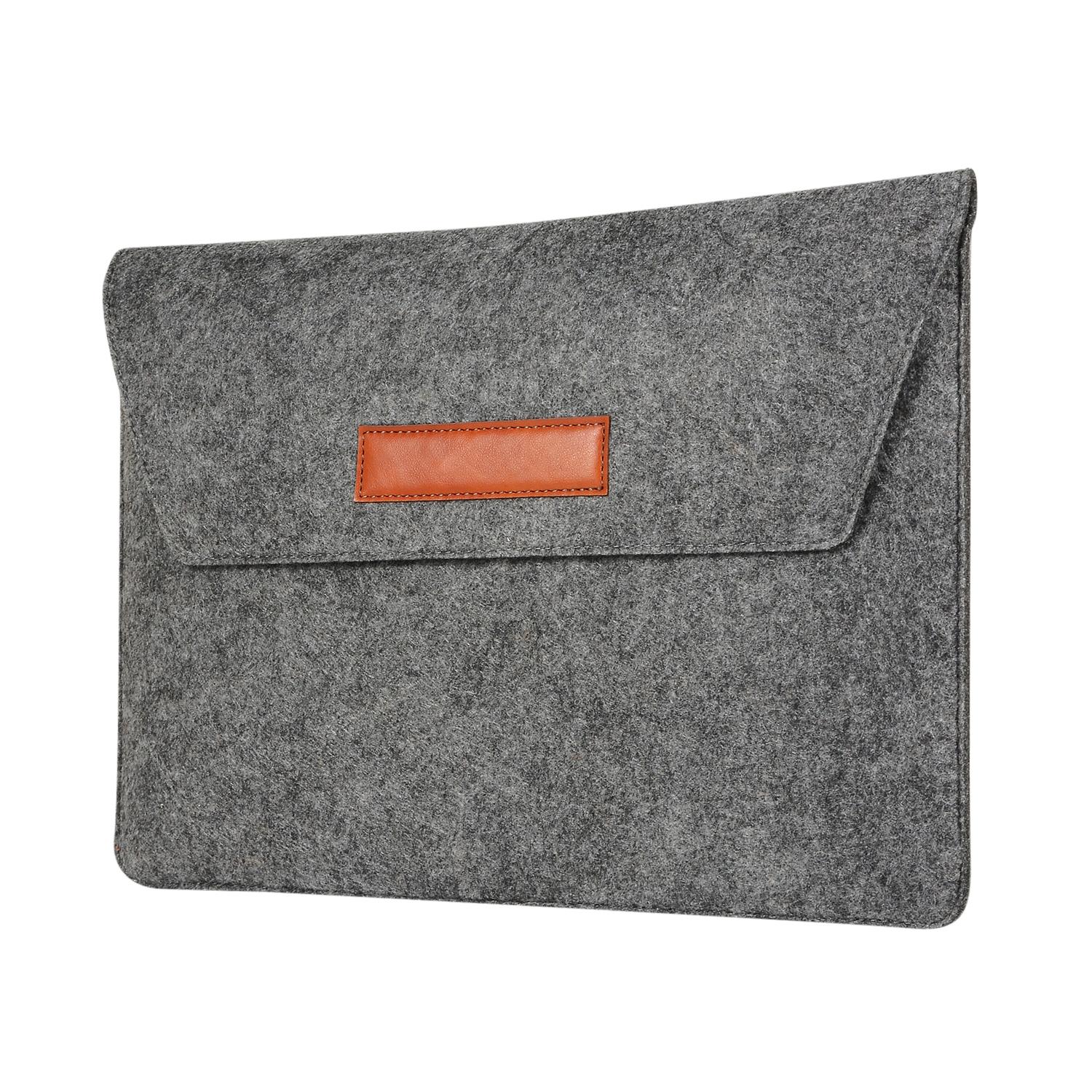 V562-A202617100AYS-202504251816-00 13 Inch Felt Computer Bag for Notebook Protection - Black - Image 1