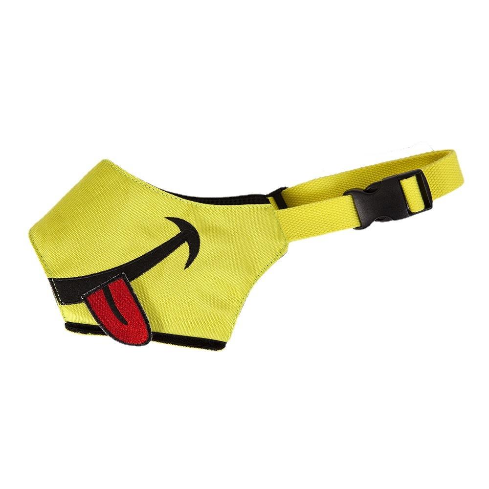 V562-A3011552060DBT-202503261936-00 Cartoon Dog Mouth Cover Anti-Bite Nylon Dog Mask - Size L - Yellow - L - Image 1