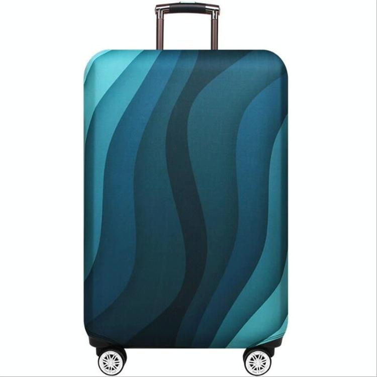 V562-A3036659040DBT-202502281711-00 Protective Elastic Luggage Covers - 25-28 Inch - Resistant to Abrasion and Dust - Green Ripple - Image 1