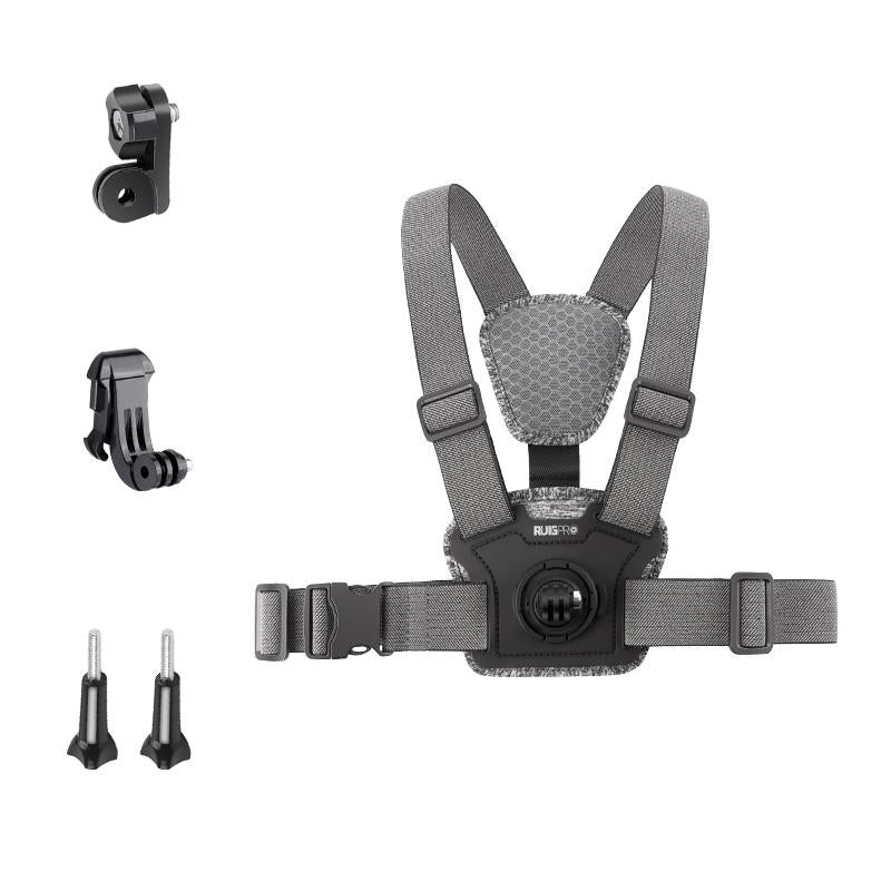 V562-A303673600ADE-202505212005-00 Adjustable Chest Strap with Mount and Screw - 4 In 1 - Image 1