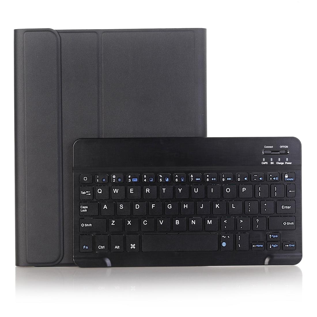 V562-B0265ORPI-202504291825-00 Ultra-Thin Detachable Bluetooth Keyboard Tablet Case For Ipad 10.2 2019 With Stand & Pen Slot - Black - Image 1