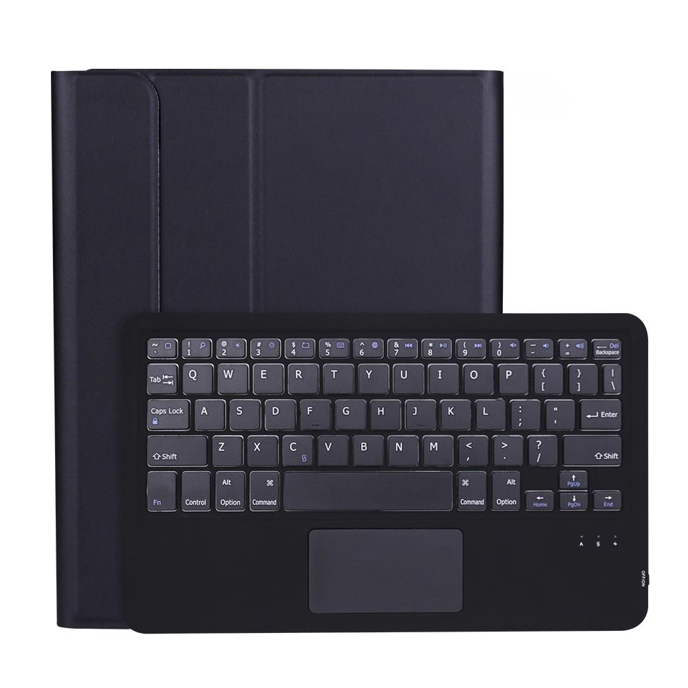 V562-B0977ORPI-202504291826-00 Detachable Bluetooth Keyboard Tablet Case For Ipad Pro 11 With Touchpad & Pen Slot - Black - Image 1