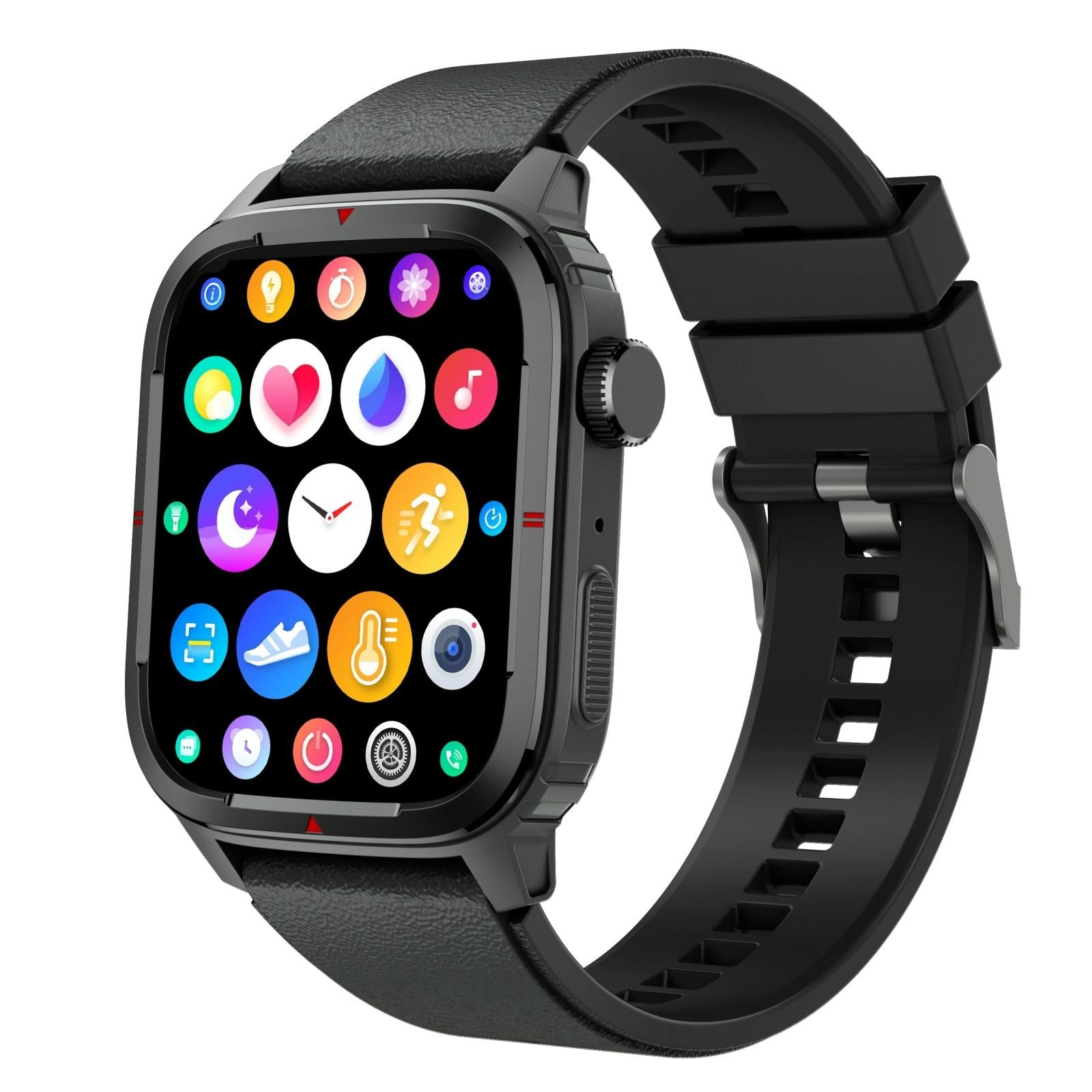 V562-B100141300ADE-202504251941-00 1.7 Inch Tft Hd Screen Smart Watch Support Bluetooth Calling / Blood Pressure Monitoring - Black - Image 1