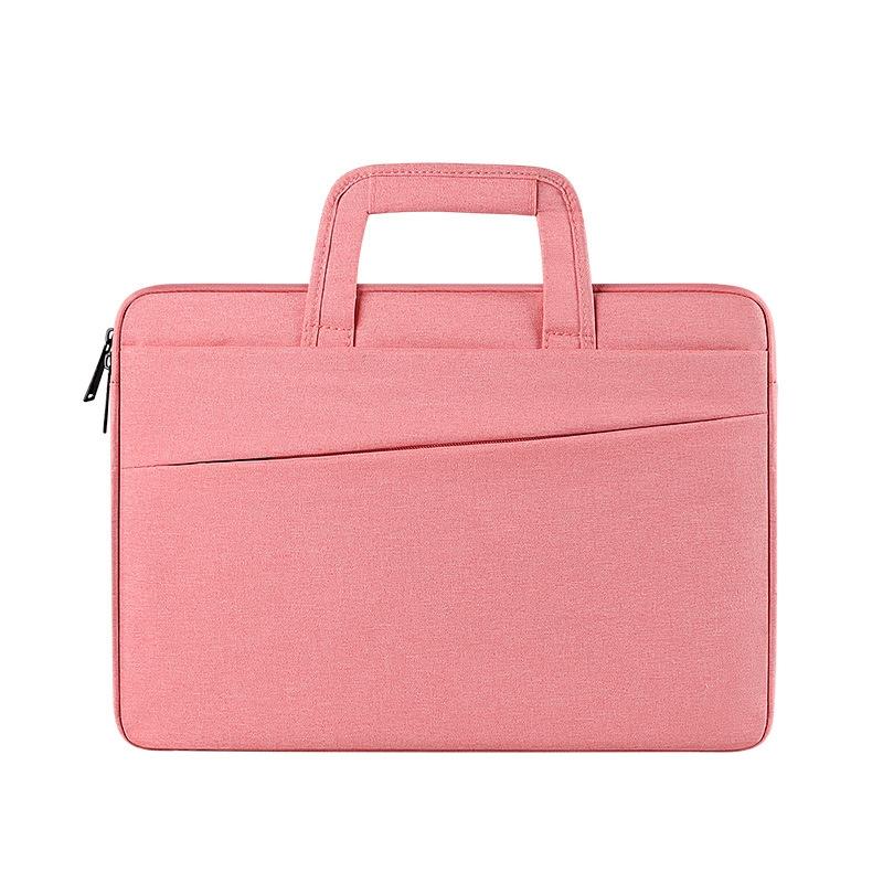 V562-B1004743060DBT-202502281941-00 11.6-12.5 Inch Multi-compartment Laptop Sleeve with Waterproof Storage - Pink - Image 1