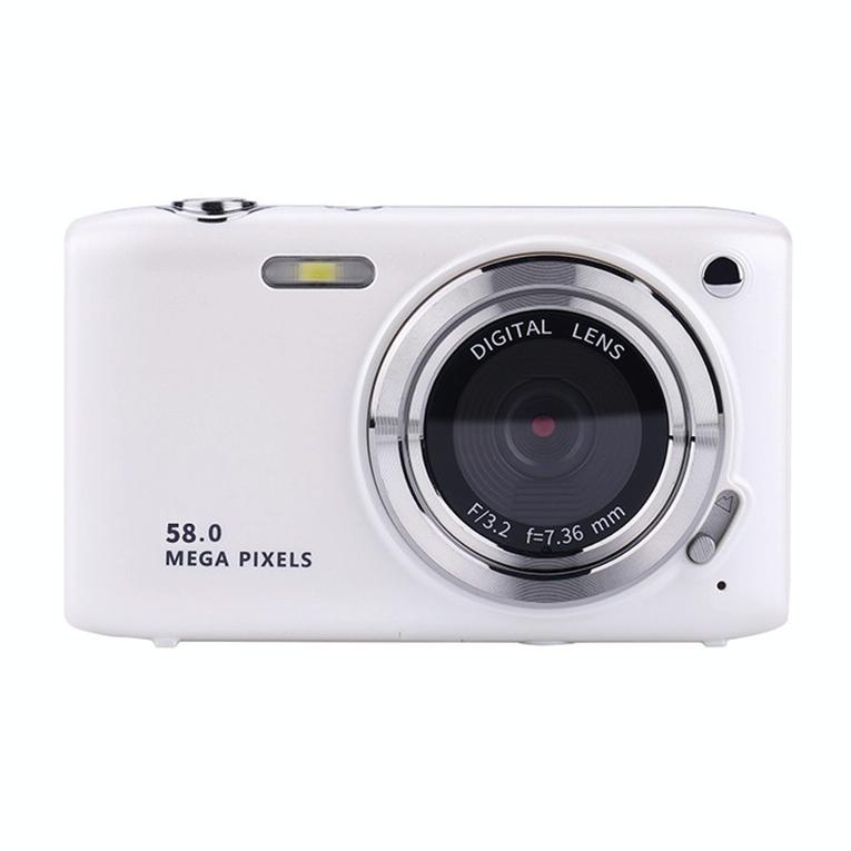 V562-B1021883060DBT-202502241640-00 Portable 16X Zoom Hd Digital Camera With 2.88 Ips Screen - White - Image 1