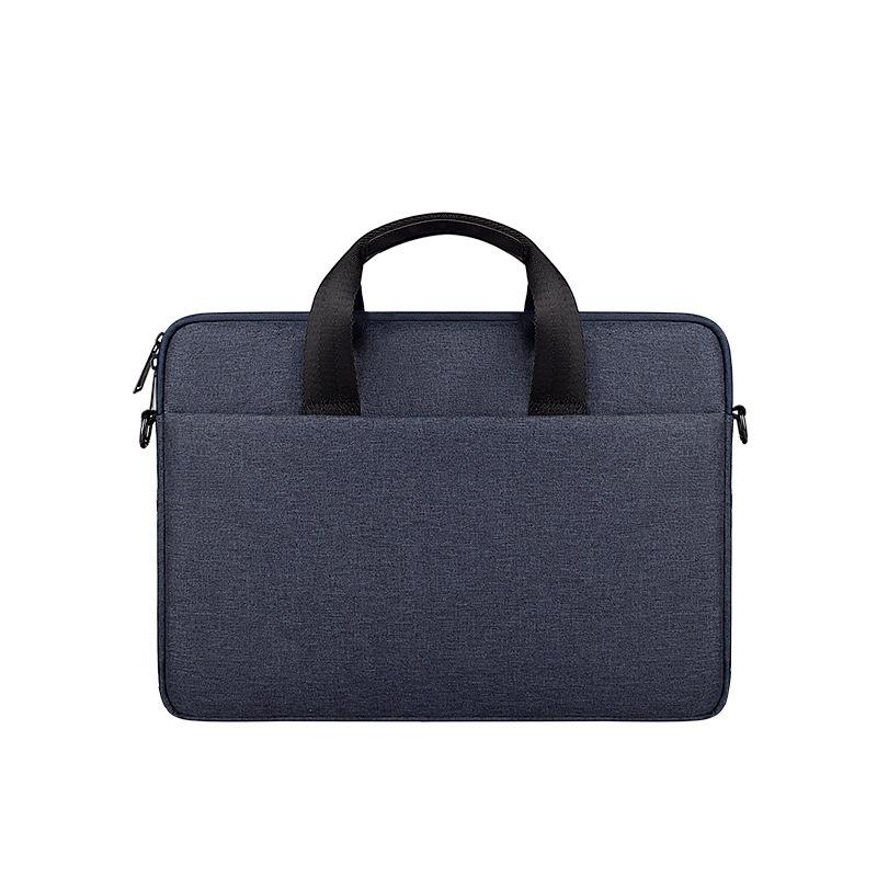 V562-B1028252060DBT-202504251542-00 13.3 Inch Portable Laptop Bag with Single-shoulder Strap - Navy Cyan - Image 1