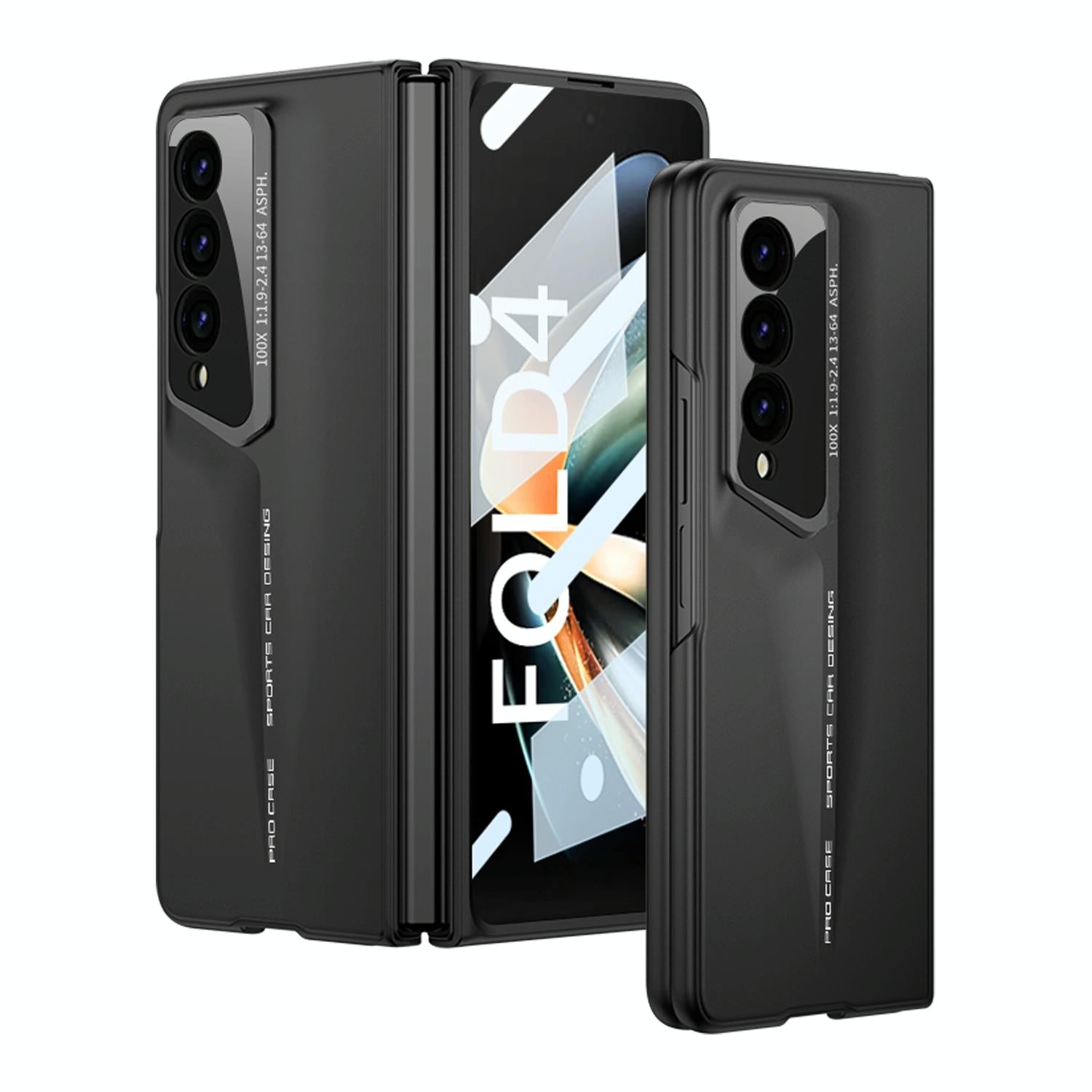 V562-B102892600ADE-202503211401-00 For Samsung Galaxy Z Fold4 5G Full Coverage Ultra Thin Case - Black - Image 1