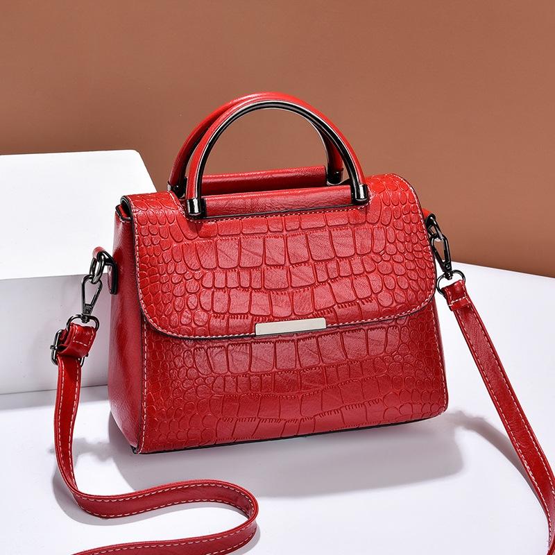 V562-B1058232060DBT-202504251642-00 Stylish Single Shoulder Bag for Women - Red Wine - Image 1