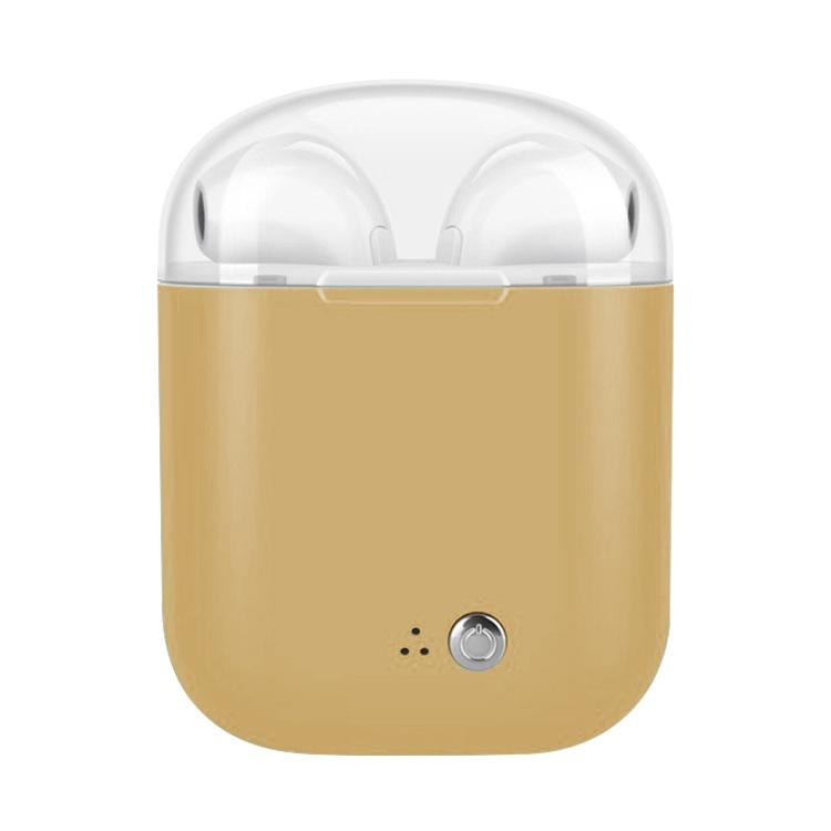 V562-B1064191610DBT-202505261725-00 Wireless Bluetooth Tws Earphones with Charging Bin - I7s Binaural Plating - Gold - Image 1