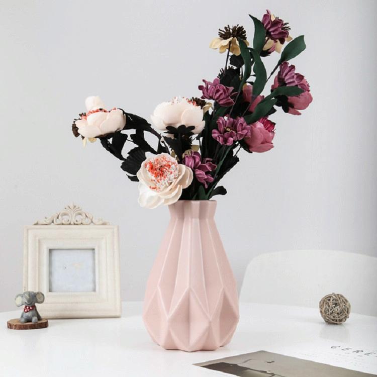 V562-B106544940DBT-202502272036-00 Drop-resistant Vase for Creative Living Room Flower Arrangements - Pink - Image 1